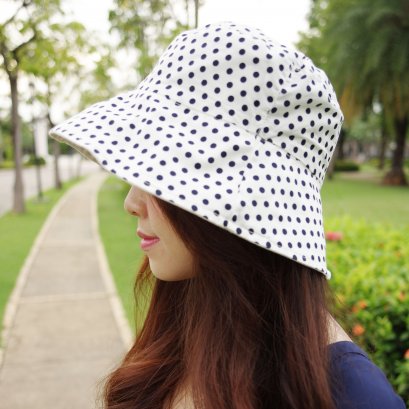 Polka Dotti White (Small Dots)